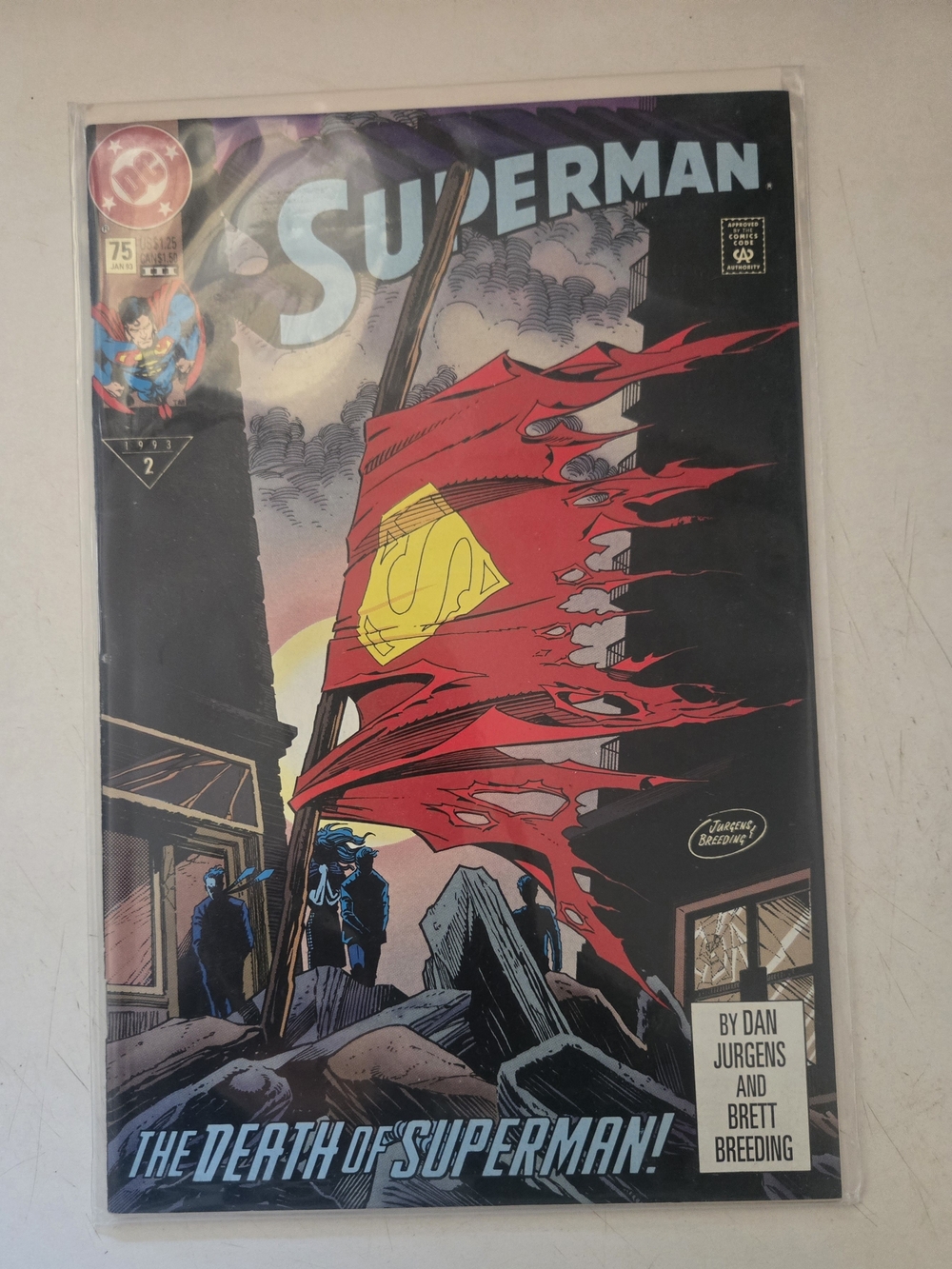 1992 Superman Comic - Death Of Superman